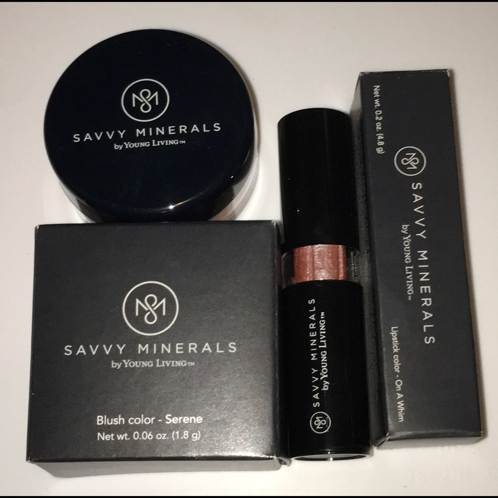 Savvy Minerals Lipstick And Blush Bundle